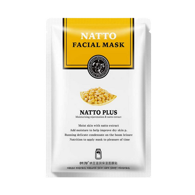 Тканинна маска для обличчя HCHANA з екстрактом бобів натто, 30г