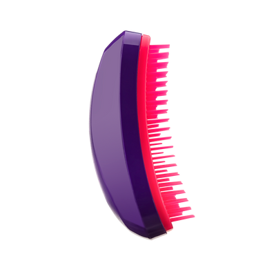 Компактний гребінець для волосся фіолетовий