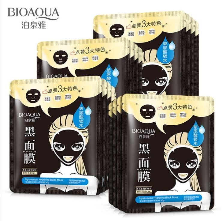 Маска BIOAQUA Hyaluronan Hydrating Black Mask
