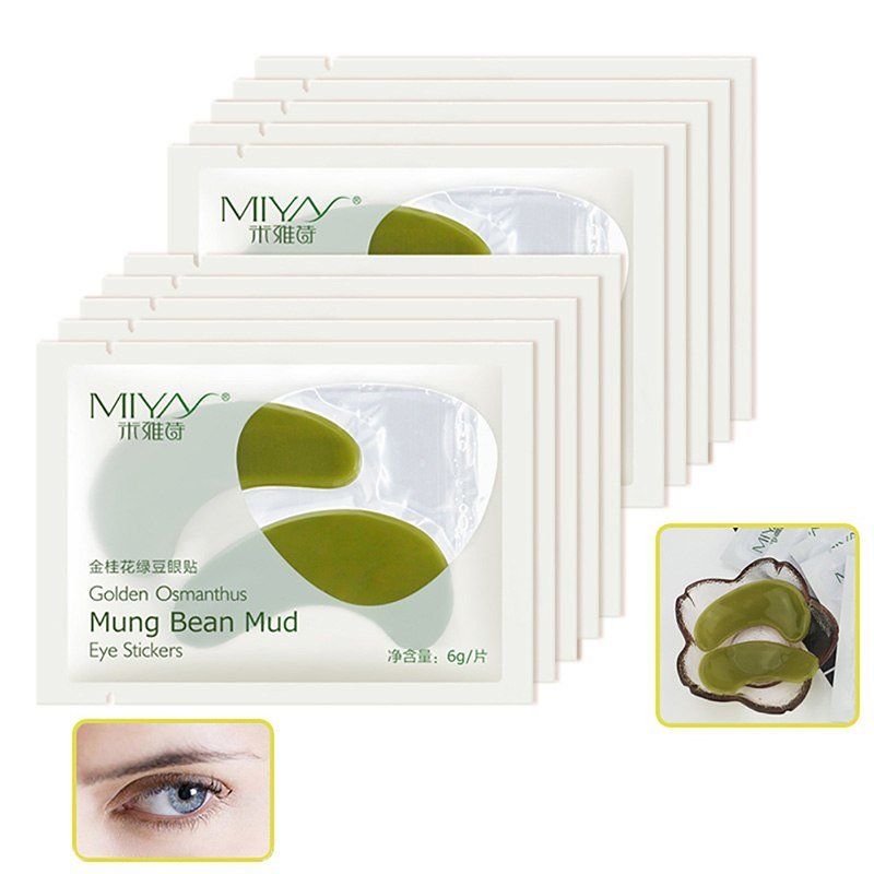Патчи IMAGES Green Mung Bean Crystal Penetration Eye Mask
