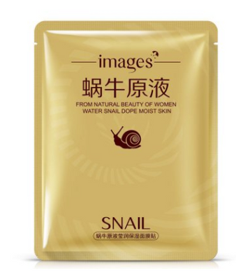 Тканевая маска на лицо IMAGES Images Snail Mask с экстрактом улитки