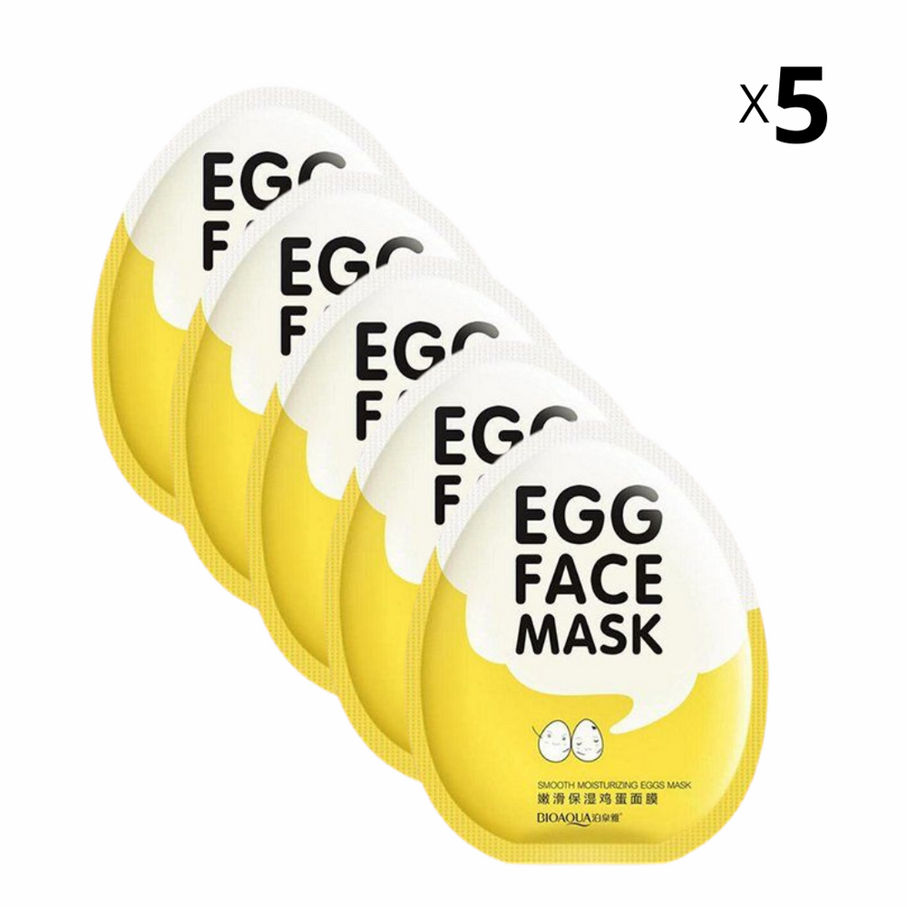 Набор из 5 масок BIOAQUA Egg Face Mask