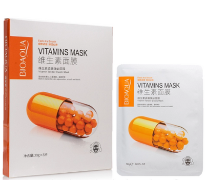 Тканинна маска BIOAQUA Vitamin Tender Elastic Mask