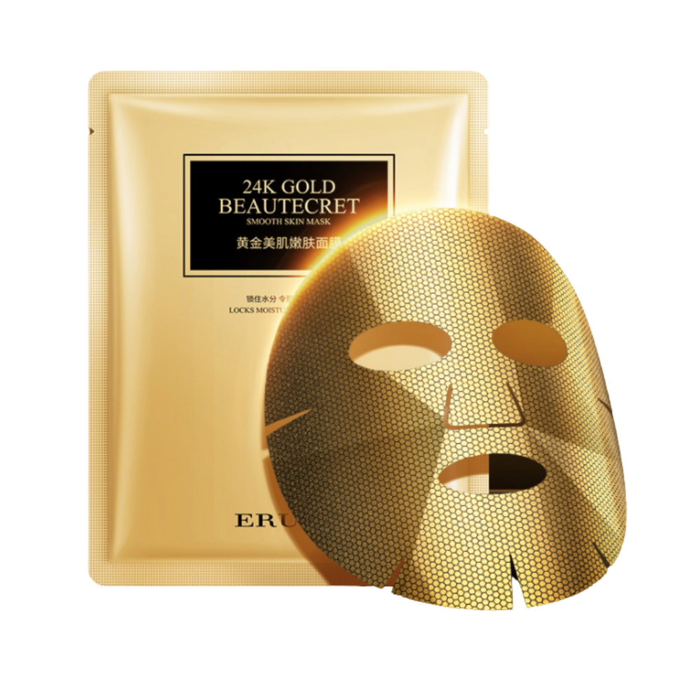 Тканевая маска для лица ERUYN 24 Gold Beautecret
